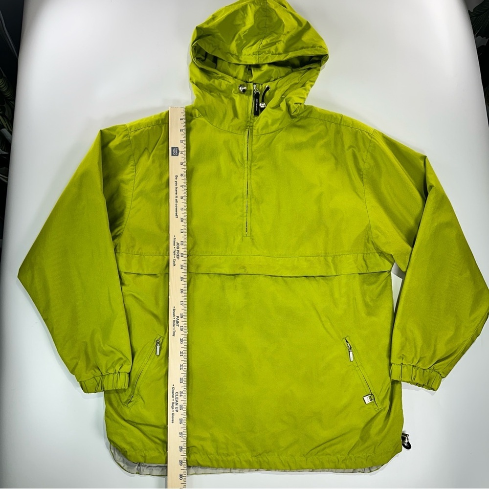 Nils Anorak Pullover Utility Nylon Hooded Jacket Green Size 14 - Picture 13 of 15